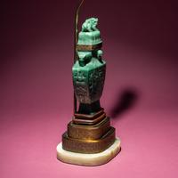 A Chinese Carved Aventurine Quartz ‘Chilong’ Covered Vase, 20th Century — 近代 東陵玉雕螭龍紋賞瓶