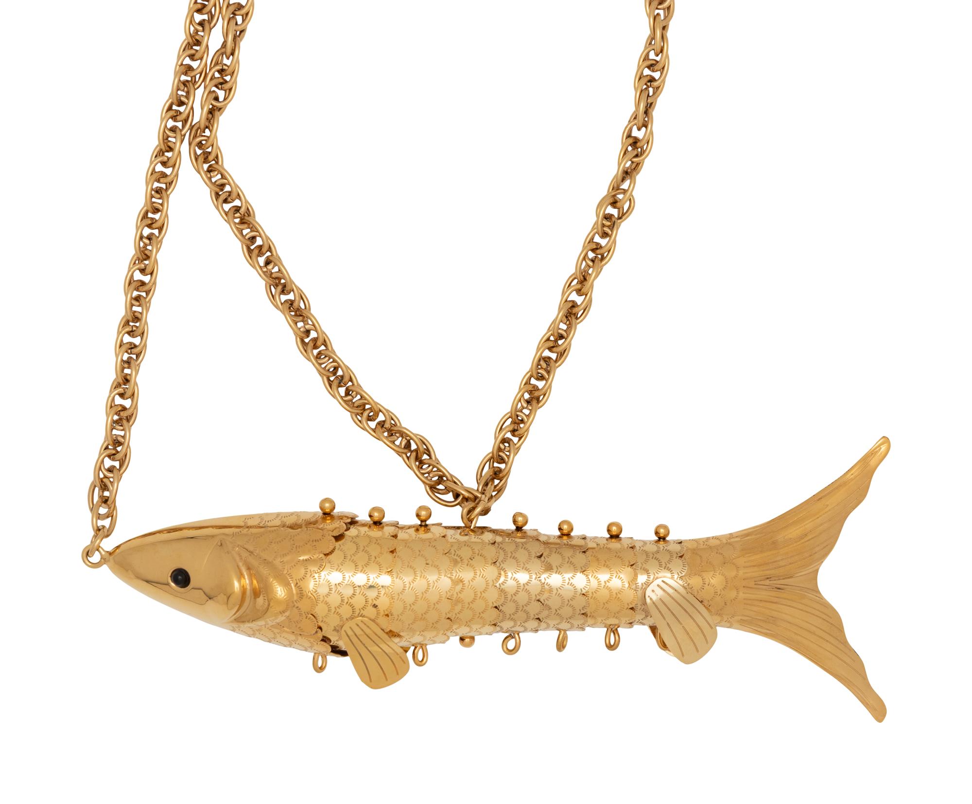 Loewe, Articulated Fish Necklace, 2016