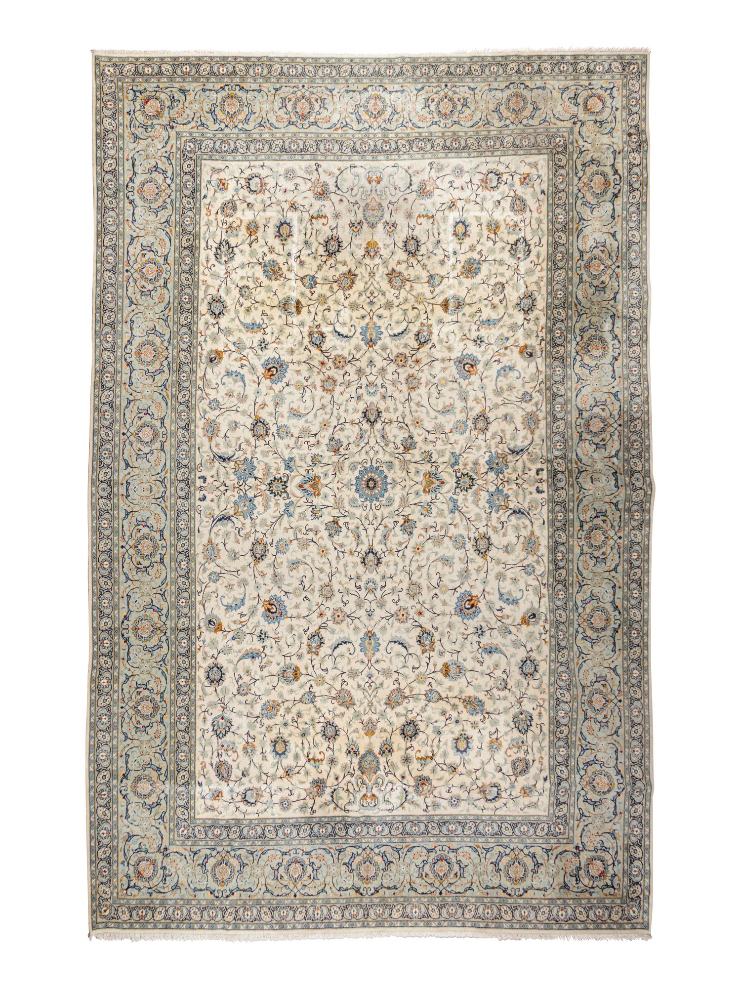 A Kashan Wool Rug