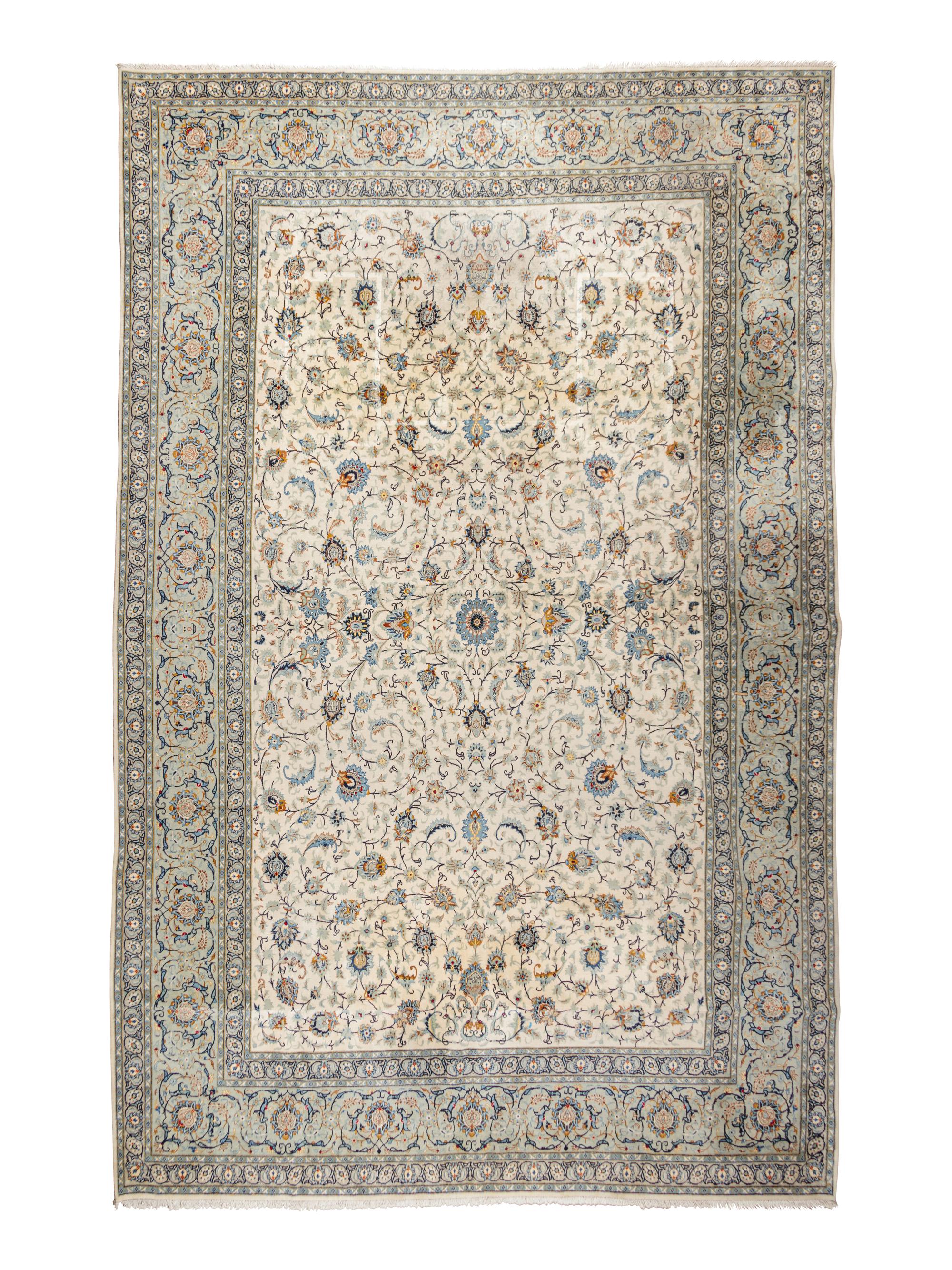 A Kashan Wool Rug