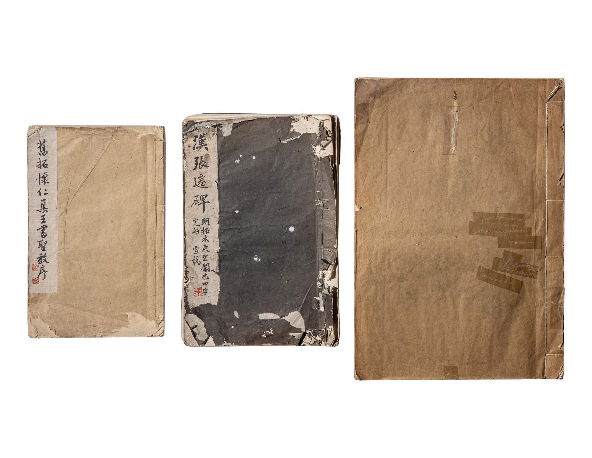 [CHINESE RUBBINGS] three works about Chinese Rubbings, comprising: