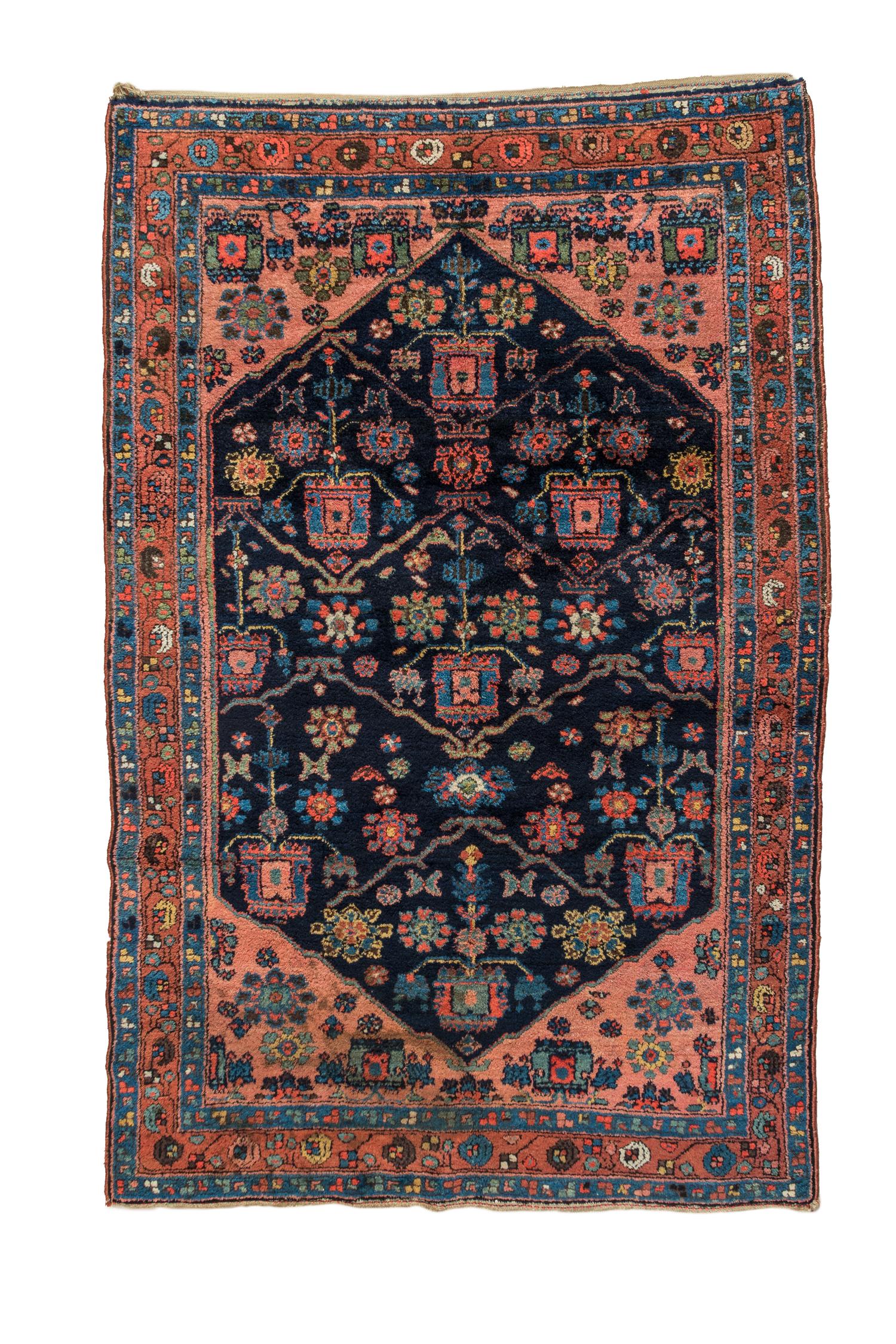 A Hamadan Wool Rug