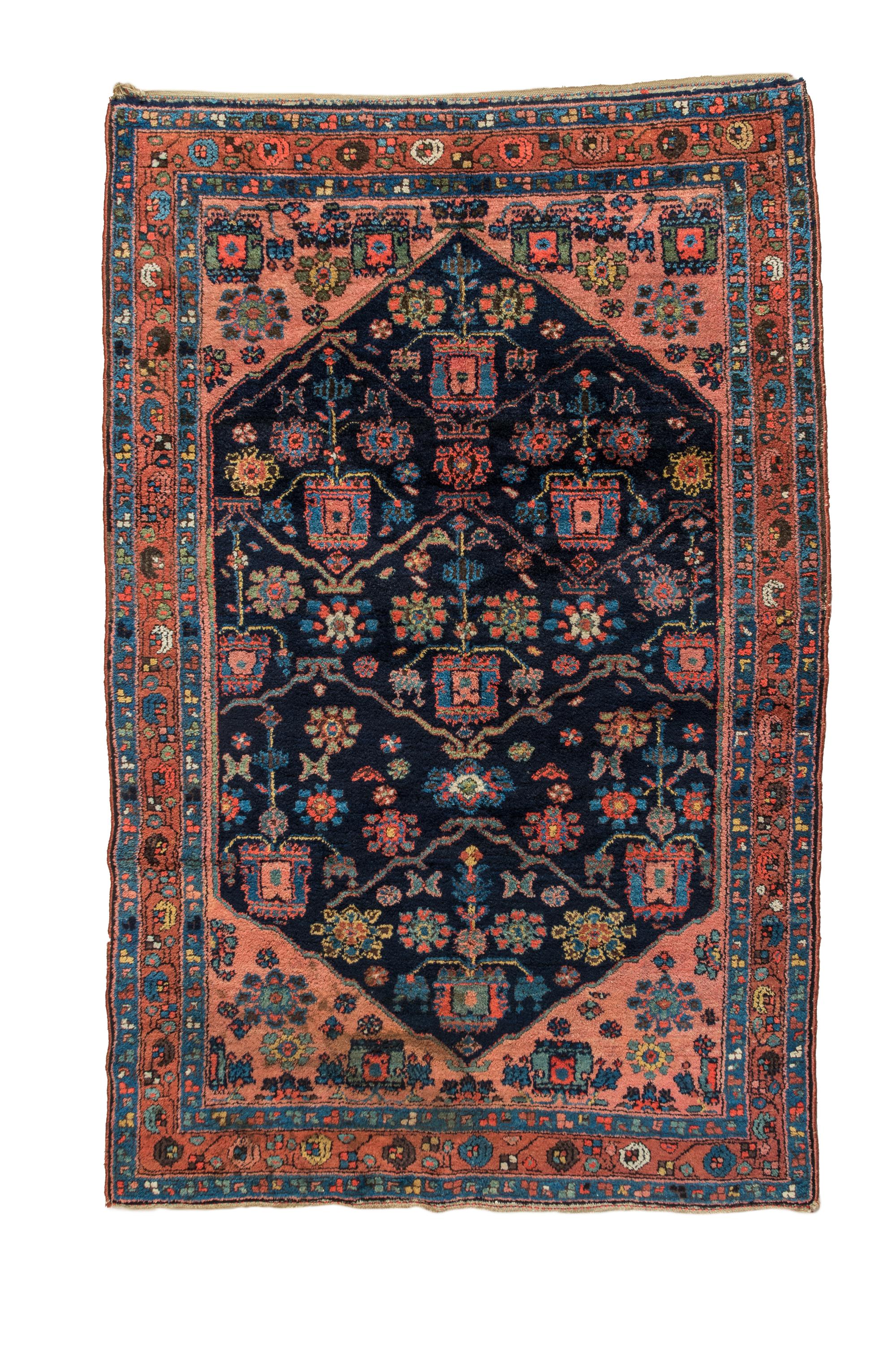 A Hamadan Wool Rug