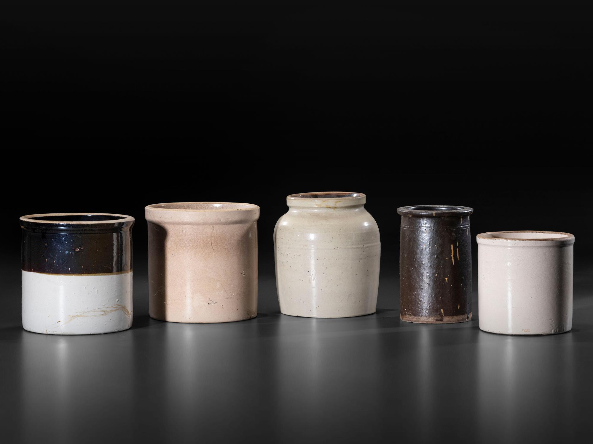 Twenty Stoneware Vessels
