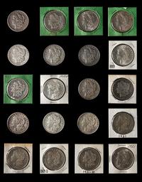 A Group of Twenty Morgan $1 Coins