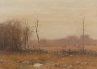 Landscape with Haystacks