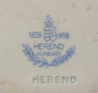 A Pair of Herend Porcelain Sleeping-Child Figures