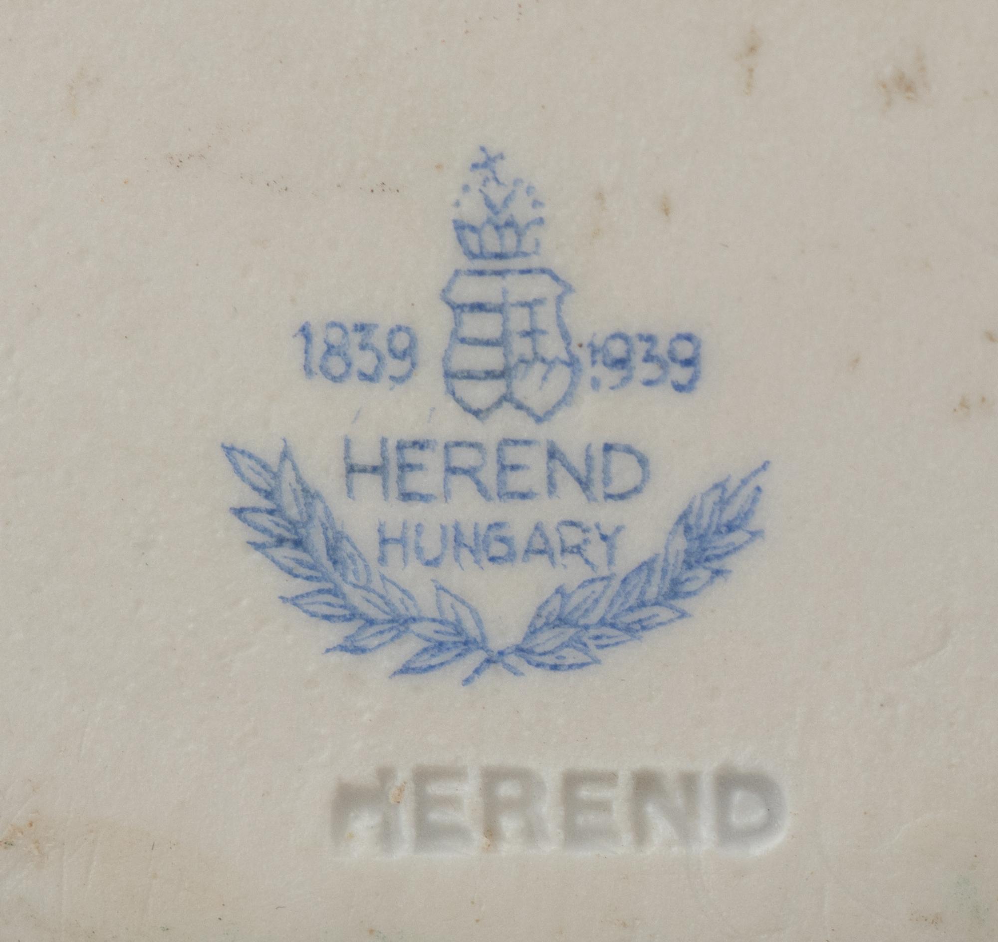 A Pair of Herend Porcelain Sleeping-Child Figures