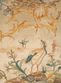 A Pair of Italian Silk and Needlework Panels