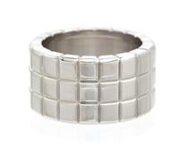 An 18 Karat White Gold Ice Cube Ring Chopard, 9.90 dwts.