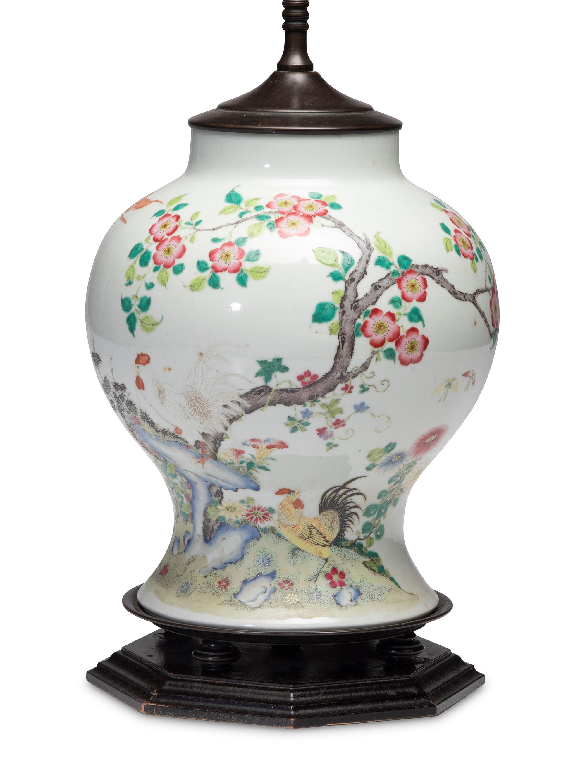A Chinese Famille Rose Porcelain Jar