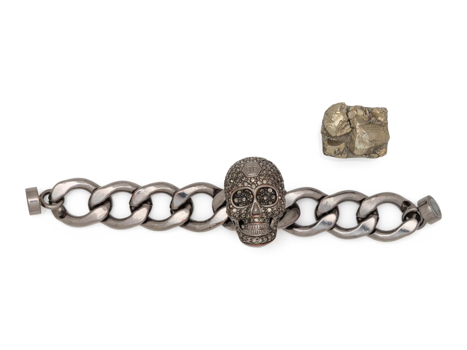 Philipp Plein Skull Bracelet & Laurent Guillot Ring