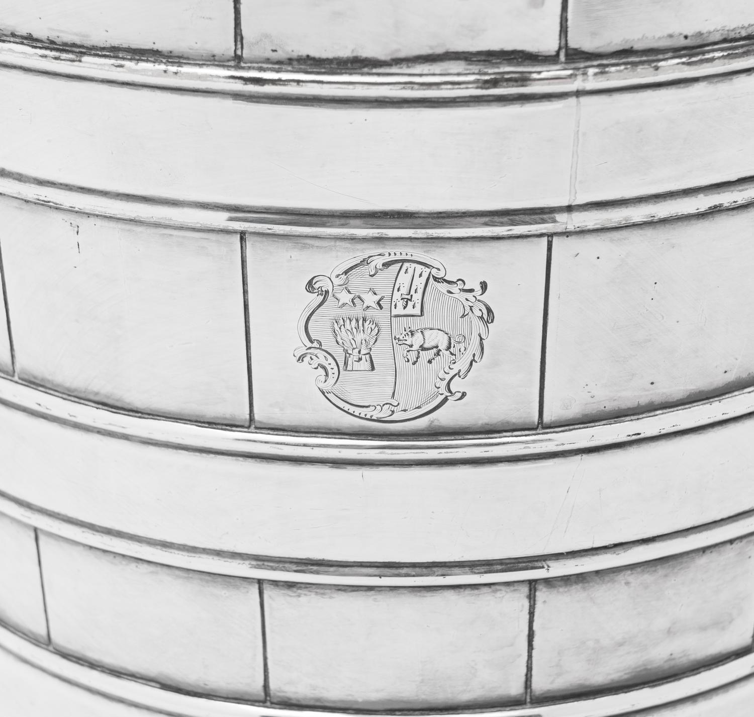 An English Silver-Plate Wine Cooler