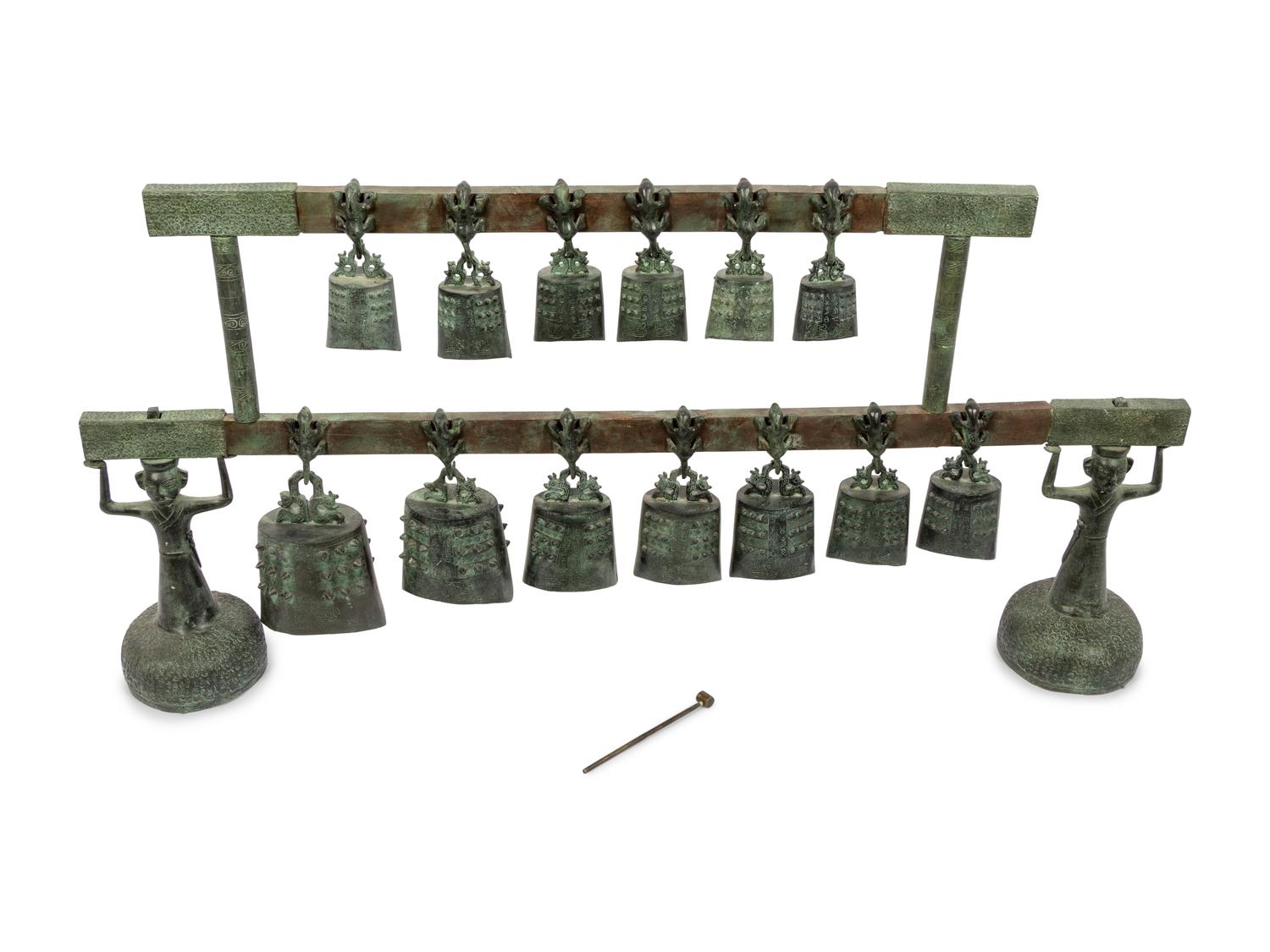 A Chinese Bronze Bianzhong