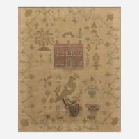 A group of four English needlework samplers early 19th century