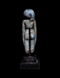An Egyptian Faience Female Figure