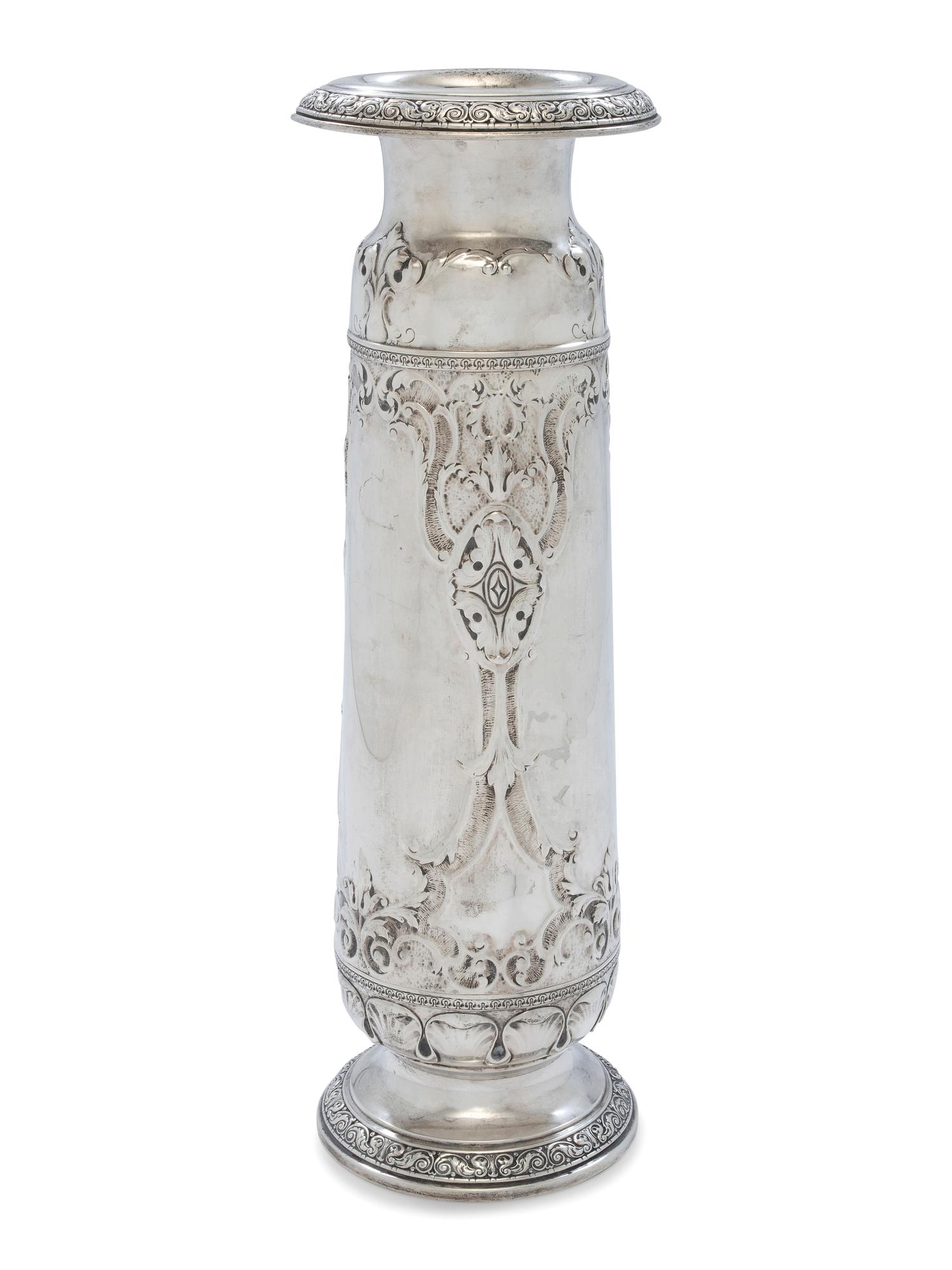 An American Silver Vase