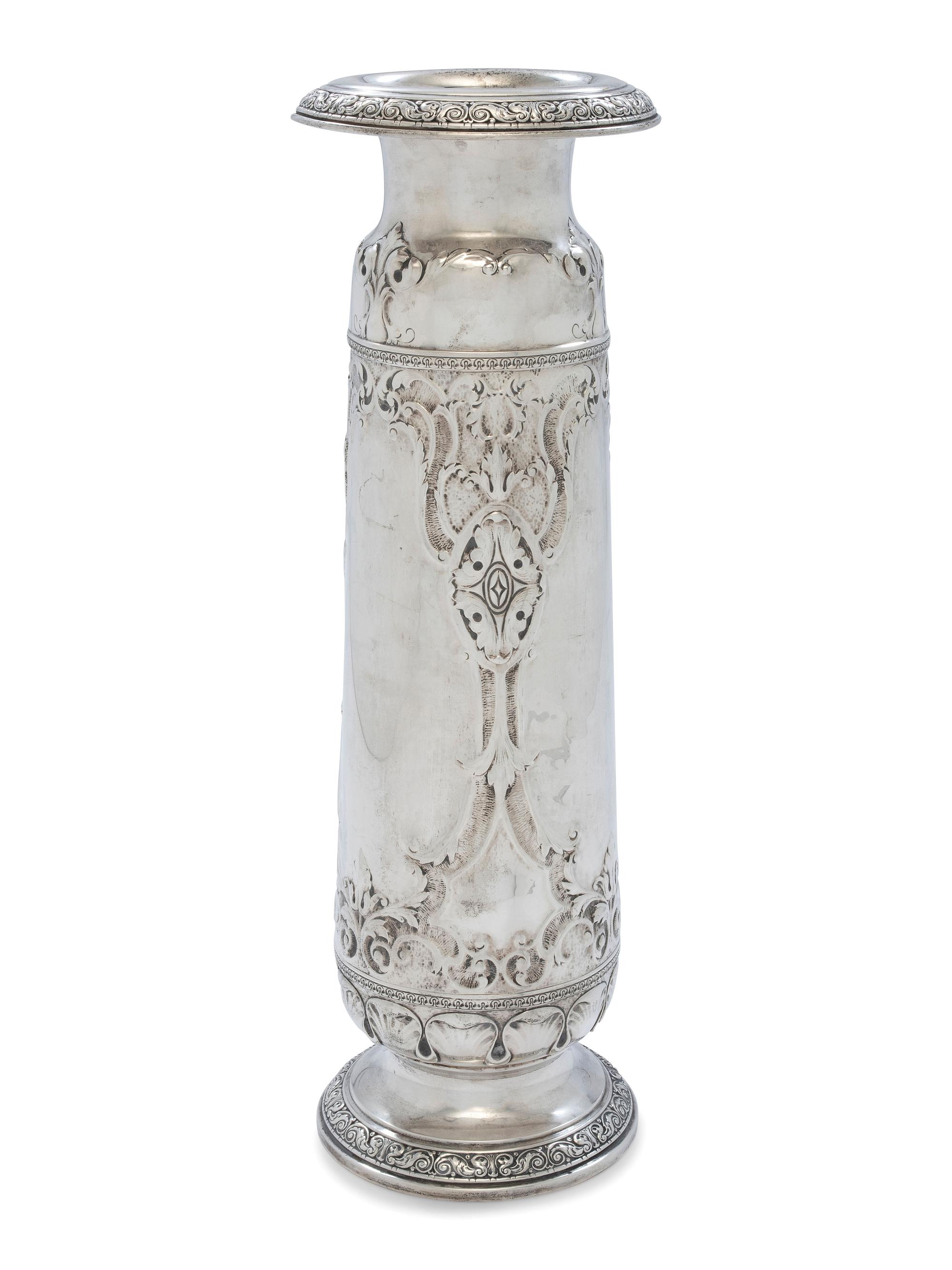 An American Silver Vase