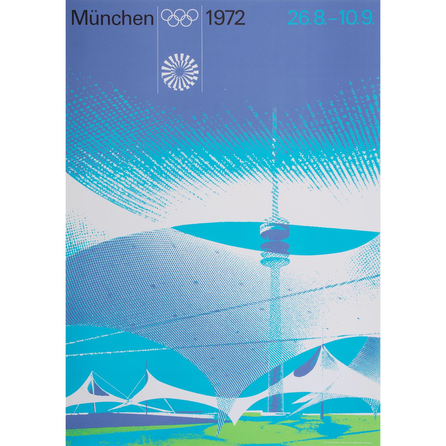 Four Exhibition Posters for the 1972 Munich Olympics