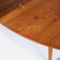 Finn Juhl "Judas" Dining Table, Niels Vodder, Denmark, circa 1950