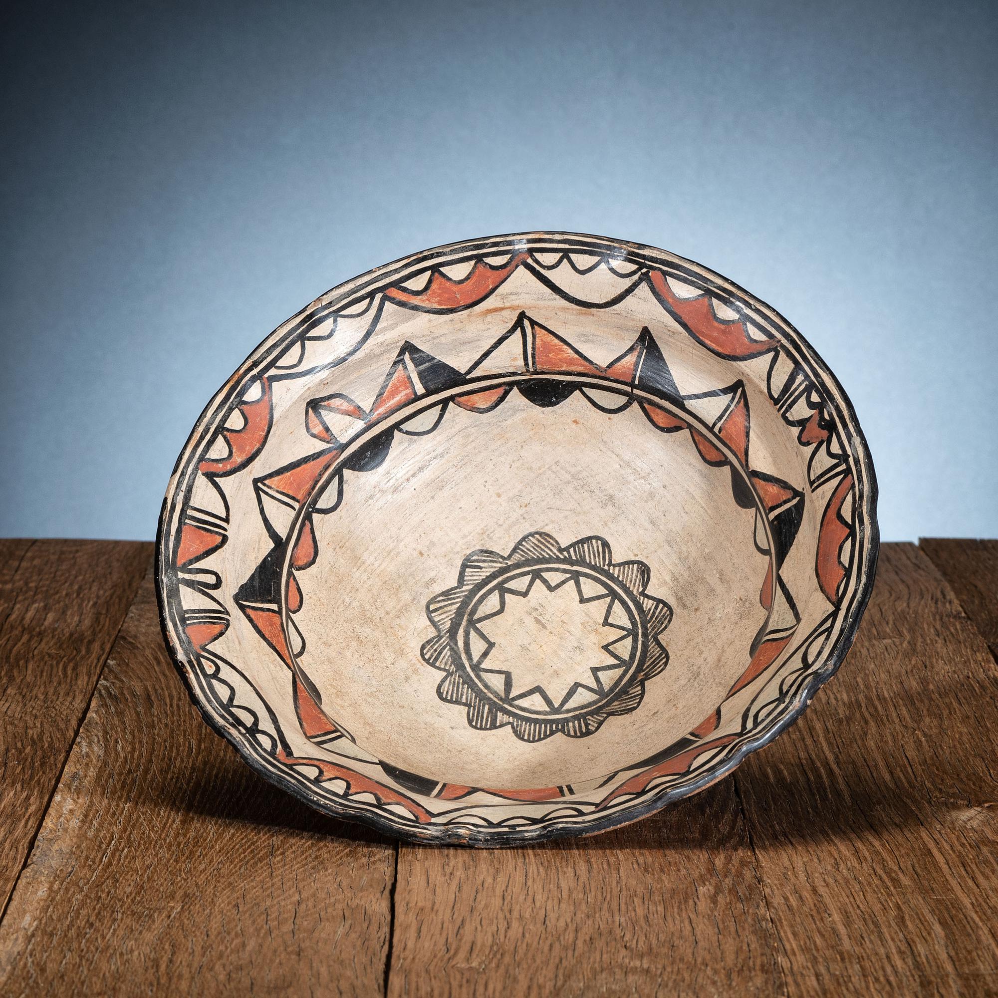 Tesuque Polychrome Bowl