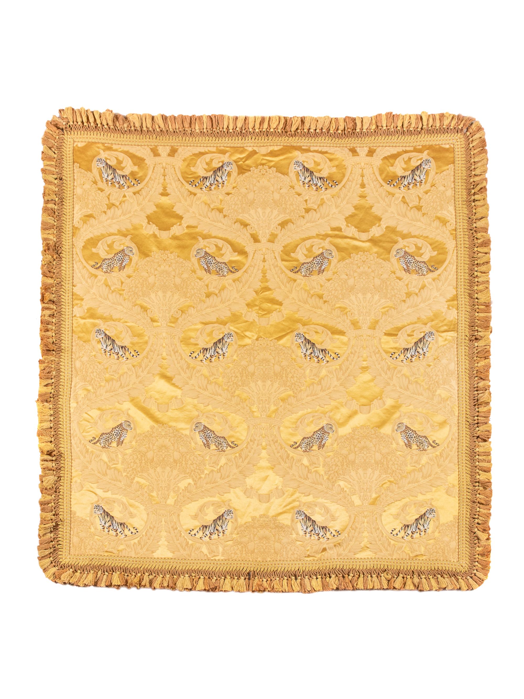 An Italian Jacquard Table Cover