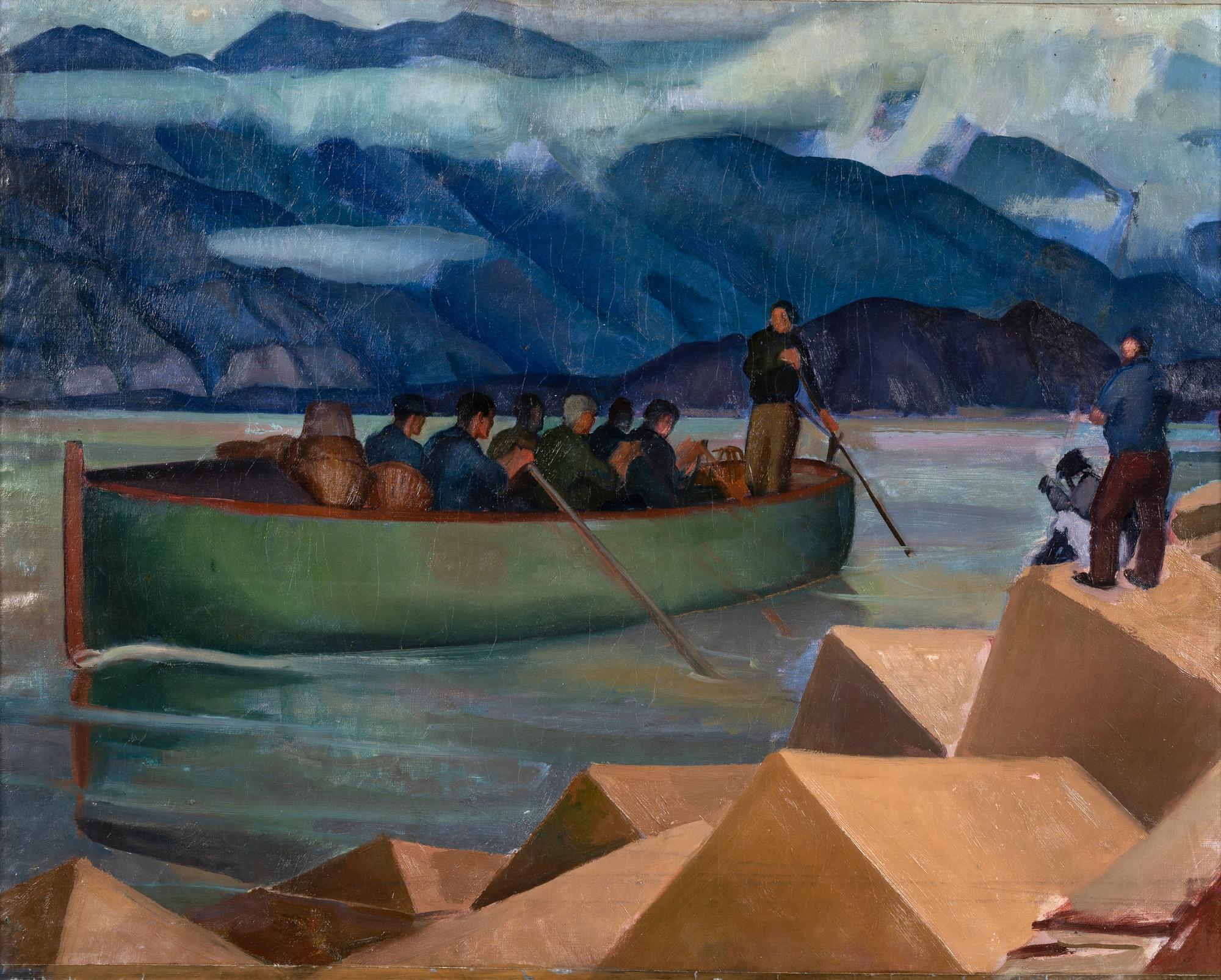 Untitled (Men in a Boat)