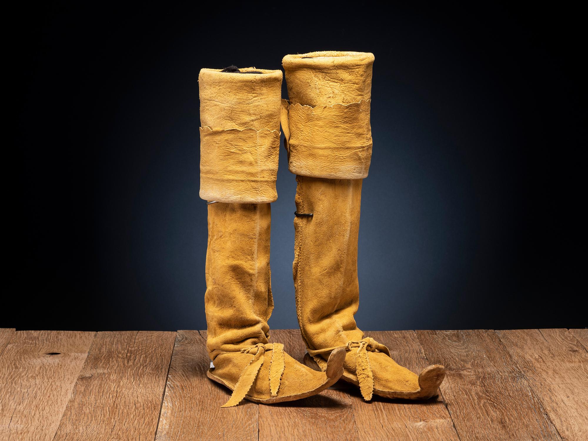 Chiricahua Apache Hide Boots