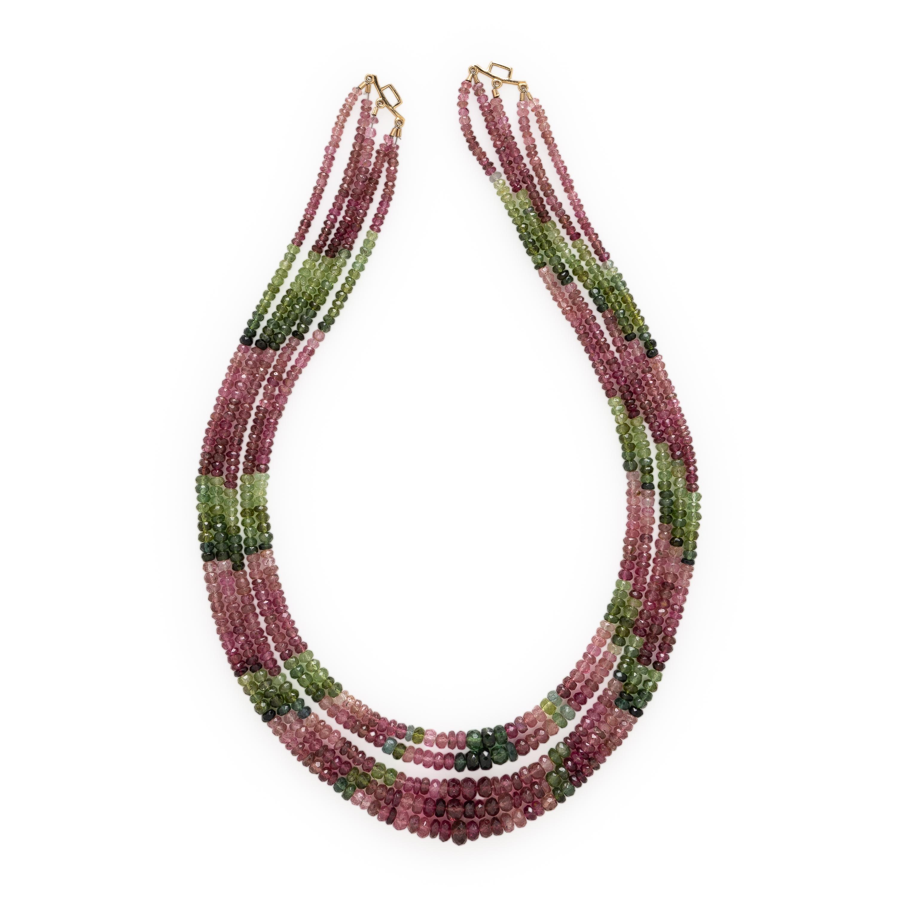 Tourmaline Beaded Necklace