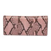 Gucci, Pink Python Embellished Clutch