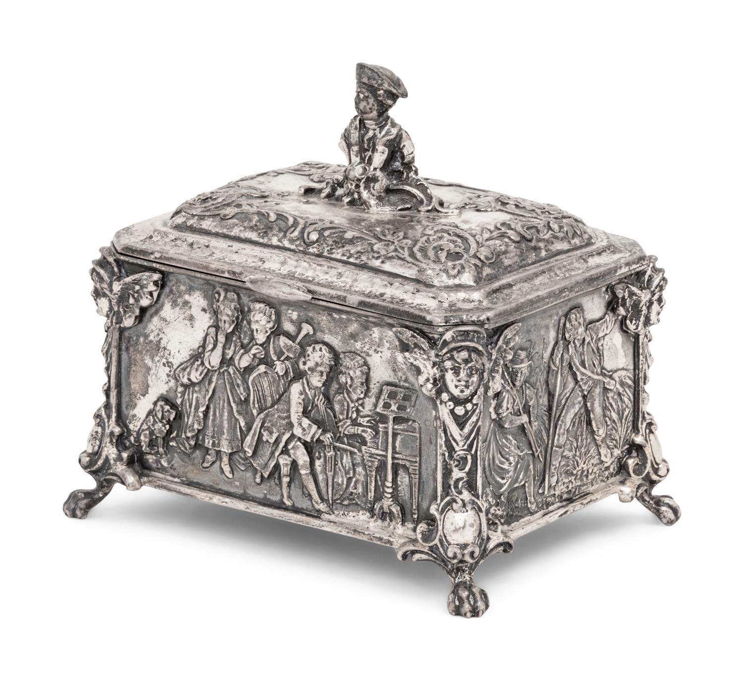 A Dutch Silver Tobacco Box