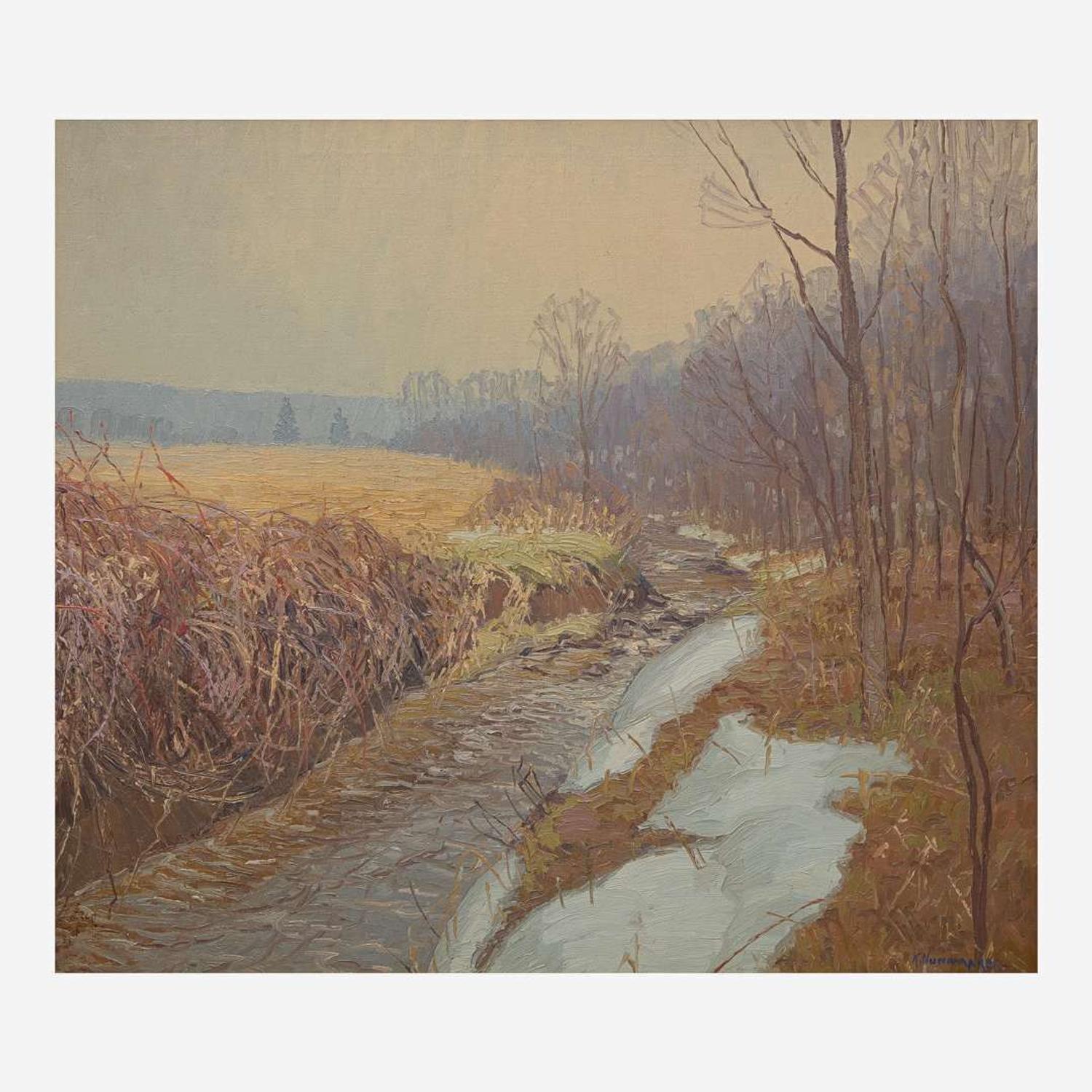 Kenneth R. Nunamaker (American, 1890–1957) Johnson's Brook (Above Centre Bridge)