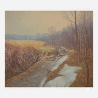 Kenneth R. Nunamaker (American, 1890–1957) Johnson's Brook (Above Centre Bridge)