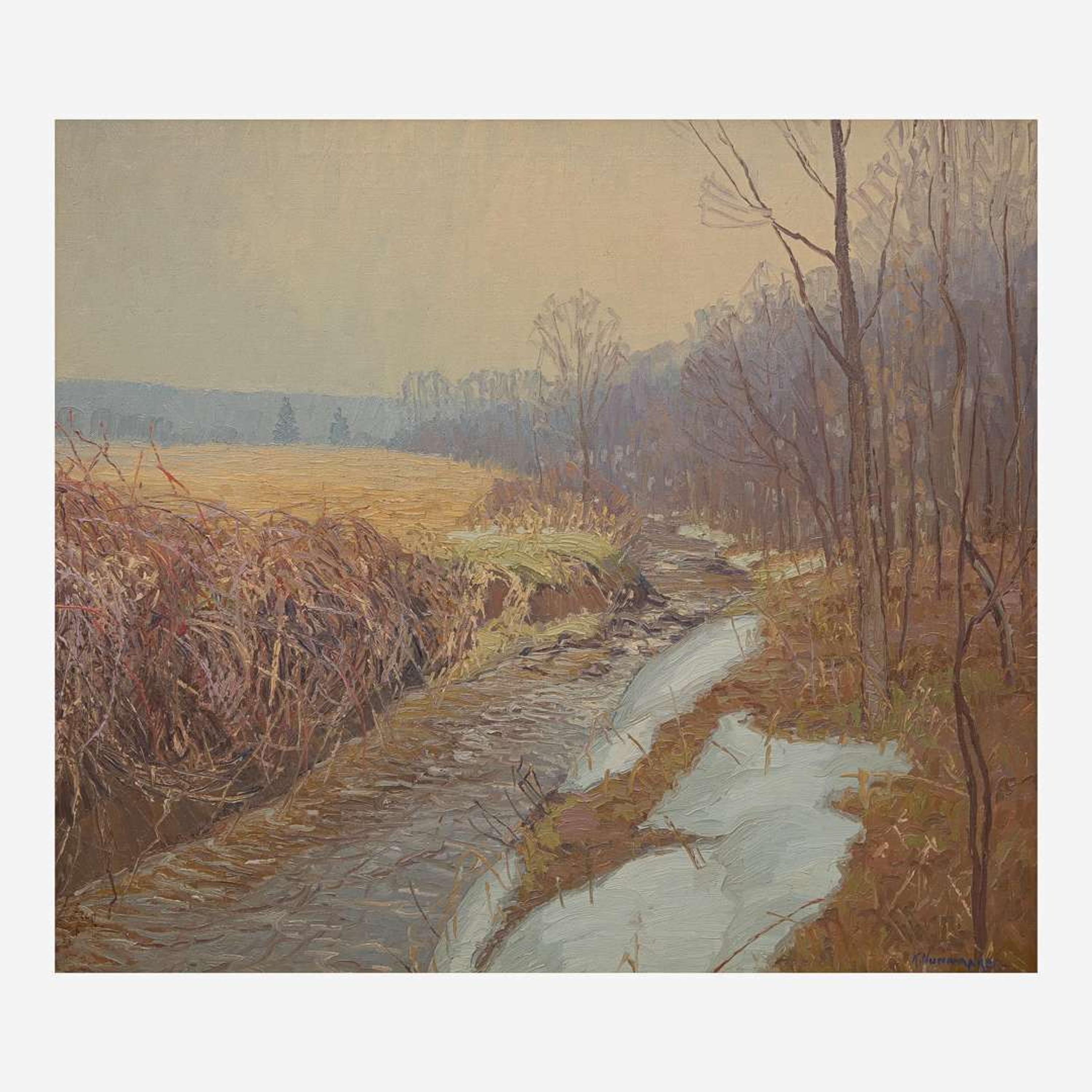 Kenneth R. Nunamaker (American, 1890–1957) Johnson's Brook (Above Centre Bridge)