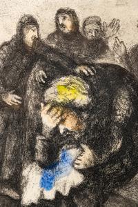 Jacob pleurant Joseph (Jacob Weeping for Joseph), (from the Bible Series )