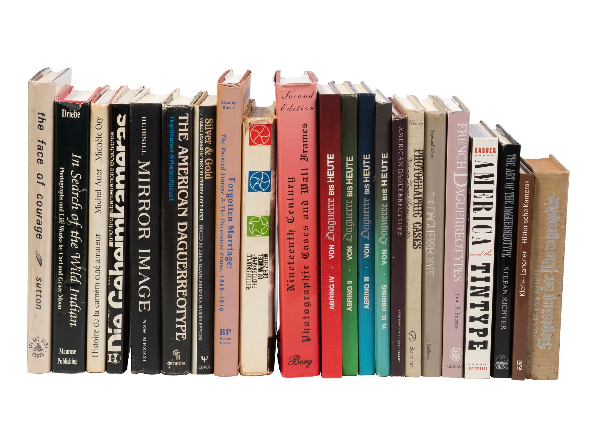 [EARLY PHOTOGRAPHY]. 36 works involving the history of photography, including periodicals.