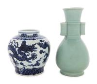 Two Chinese Porcelain Vessels