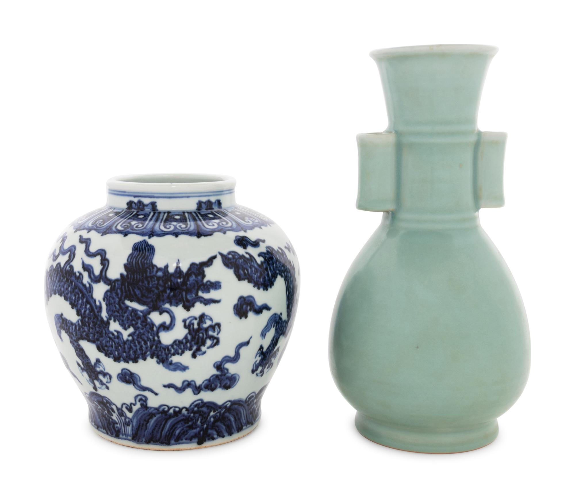 Two Chinese Porcelain Vessels