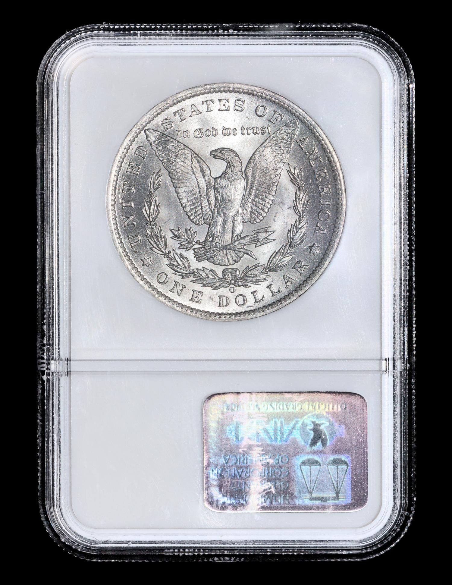 A United States 1885-O Morgan Silver $1 Coin — NGC graded MS66