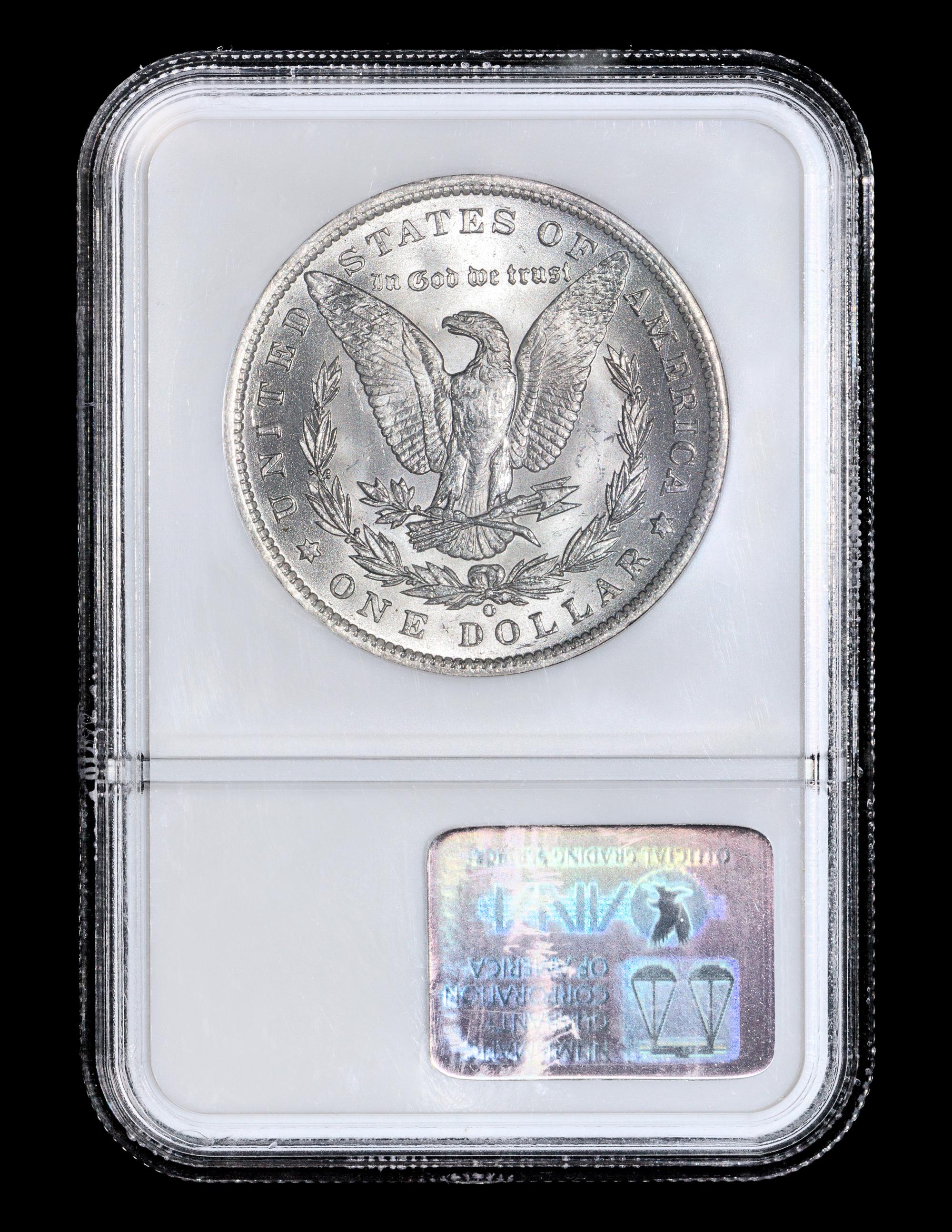 A United States 1885-O Morgan Silver $1 Coin — NGC graded MS66