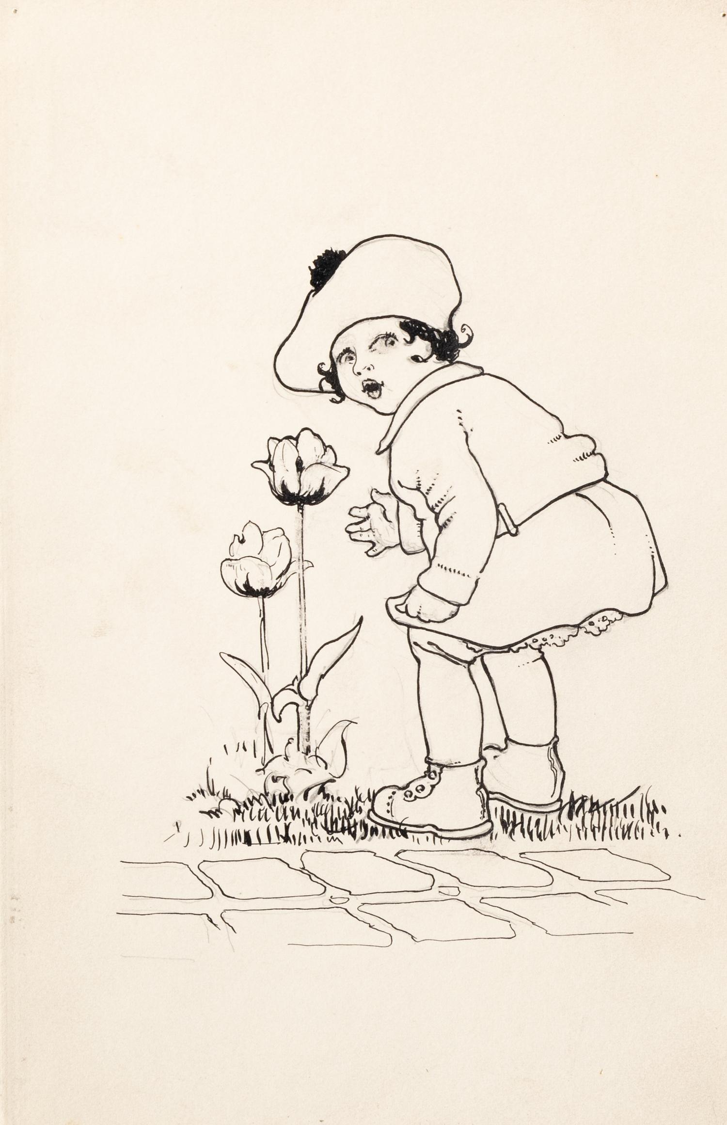 The Watermelon, Smelling Tulips, and The Hobbyhorse (three works)
