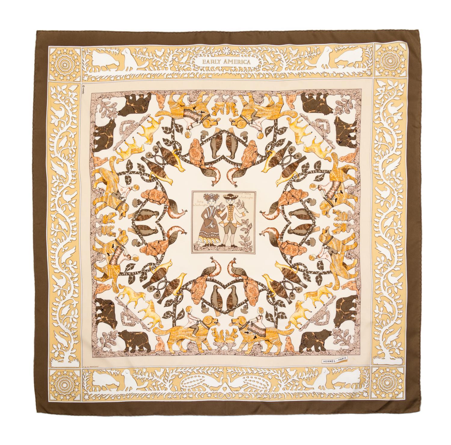 An Hermès 90cm Silk Scarf, 36" x 36".