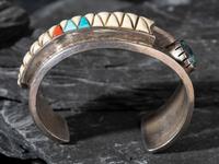 Cobblestone Inlay Cuff Bracelet