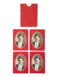 [AFRICAN AMERICANA] -- [SPORTS]. Jeffries Championship Souvenir Playing Cards . Los Angeles, CA: W.P. Jeffries Co., 1909.