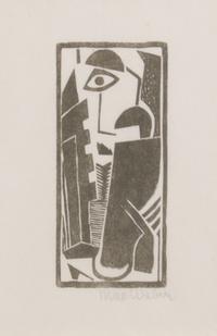 Max Weber, (American, 1881-1961), Portrait, Figure, Nude with Upraised Arm; Head, and Reclining Nude (set of five woodcuts)