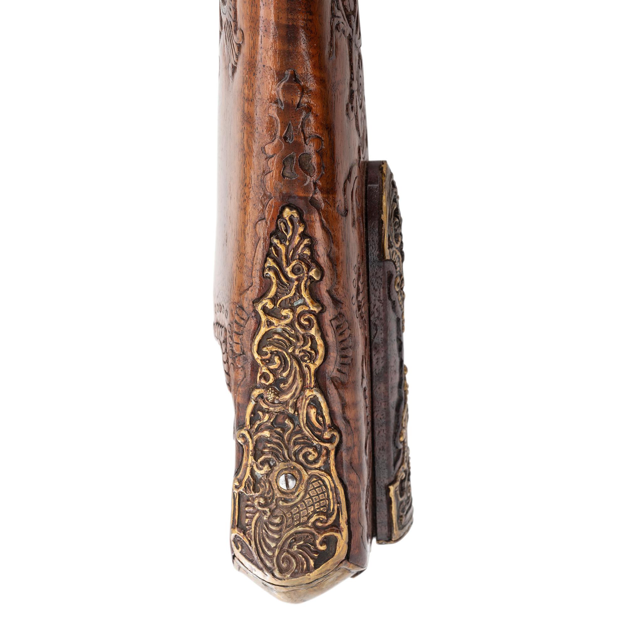 Contemporary Flintlock Jaeger Rifle in the Style of J. Hauer