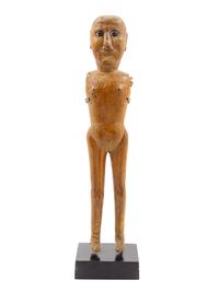 A Carved Wood Figure