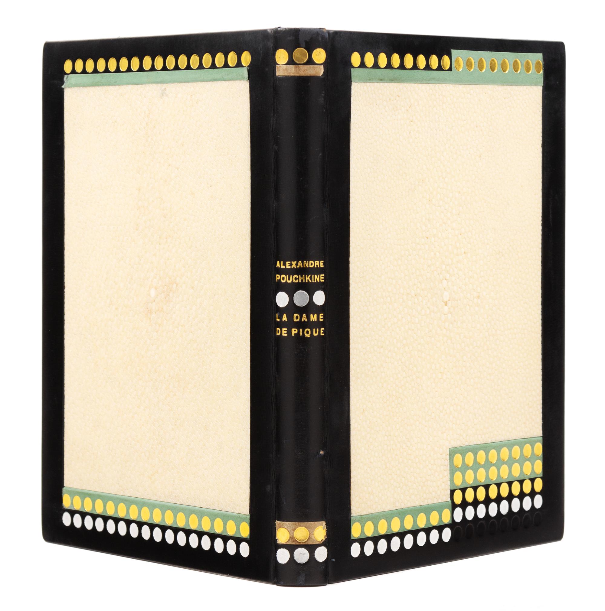 [BINDINGS]. [LÉOTARD, GENEVIÈVE - BINDER]. A group of 3 works in fine Art Deco bindings by Léotard.