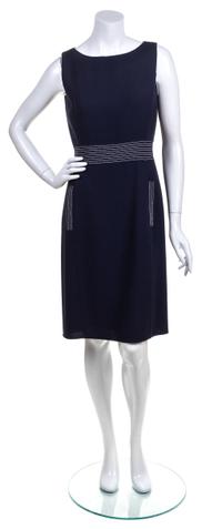 A Bill Blass Navy Shift Dress,