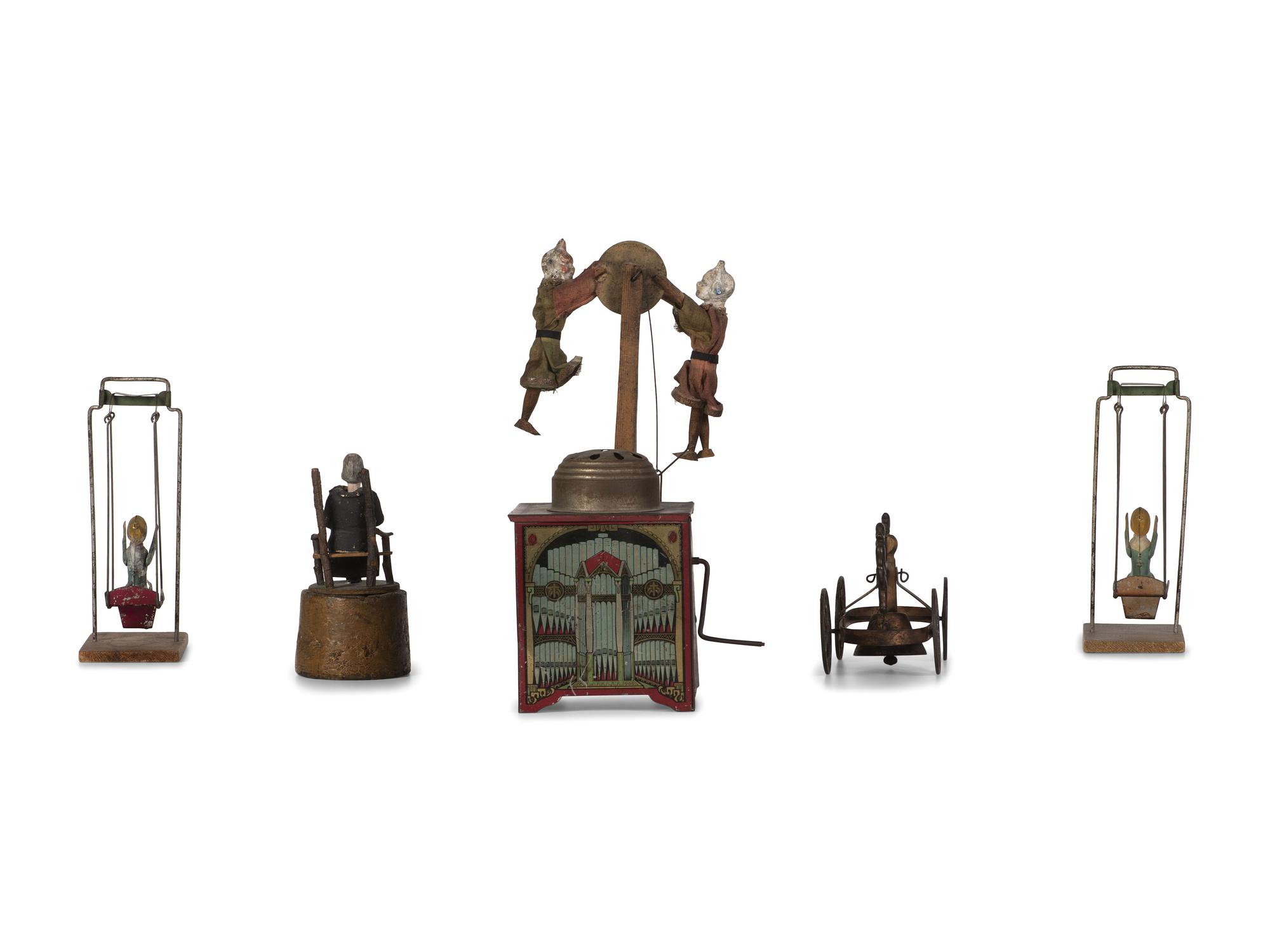 Six Figural Toys